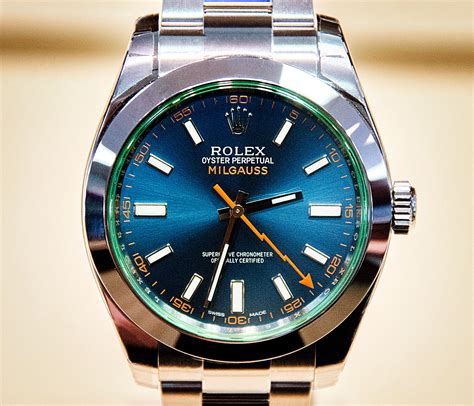 rolex milgauss z blue replica|rolex milgauss z review.